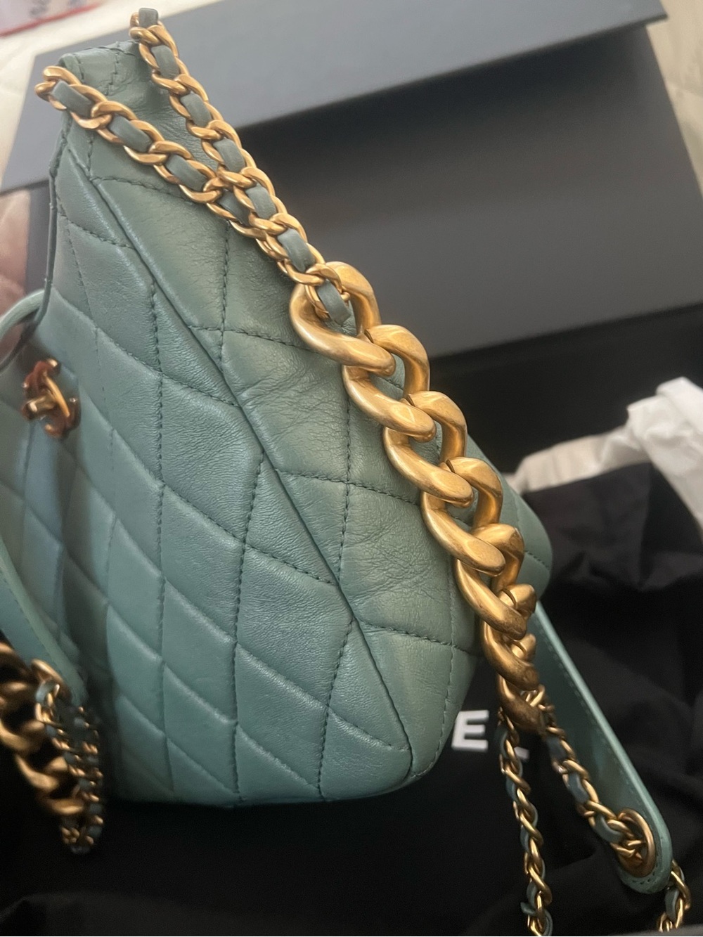 Chanel Small Hobo Chain Bag - Picture 3 of 8